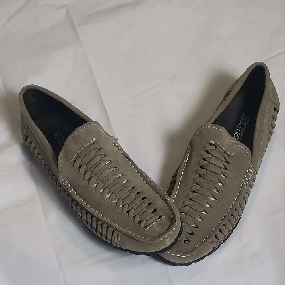 Kenneth Cole‎ Men's Reaction Gray Moccasin-Style Loafers Size 8M